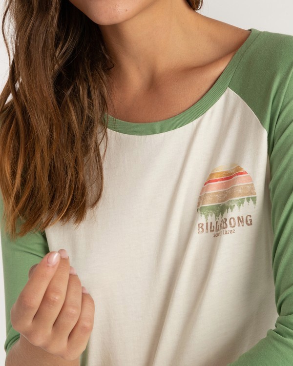 2 Eye Sea Sky - T-shirt manches longues pour Femme Vert Z3LS13BIF1 Billabong
