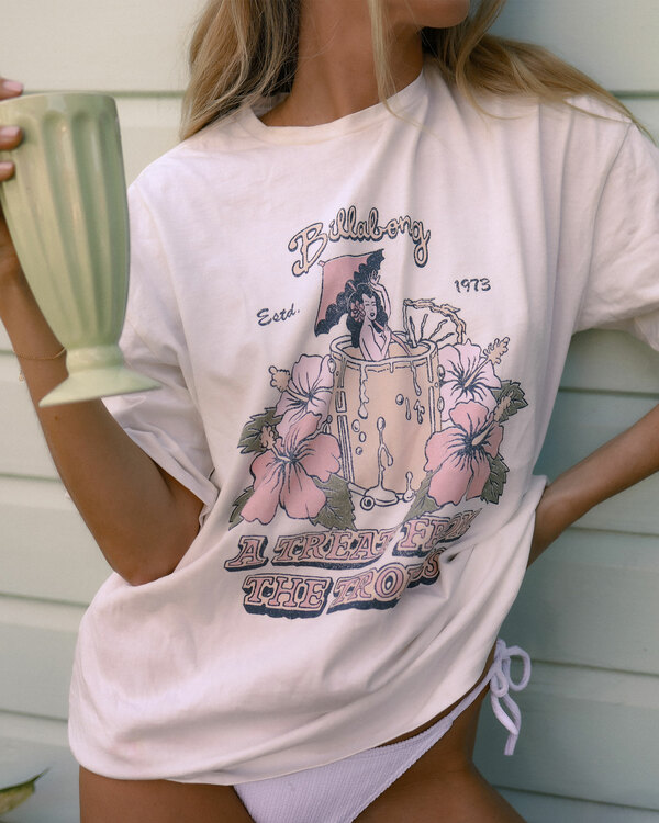0 Tropical Treat - T-shirt pour Femme Marron Z3SS41BIF1 Billabong