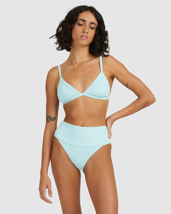 4 Sunrays - Top de Bikini Triangular Fijo para Mujer Azul Z3ST35BIF1 Billabong