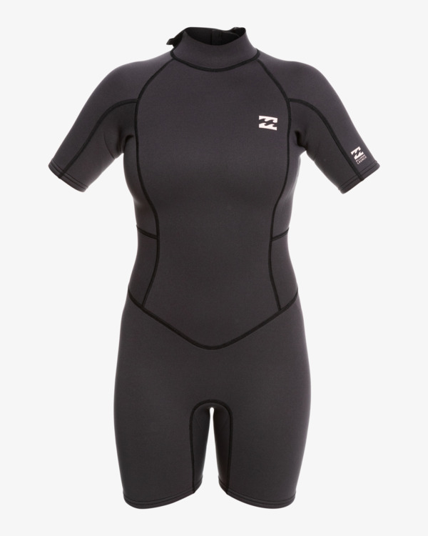 0 2/2mm Launch - Springsuit Back Zip manches courtes pour Femme  Z42G91BIP2 Billabong