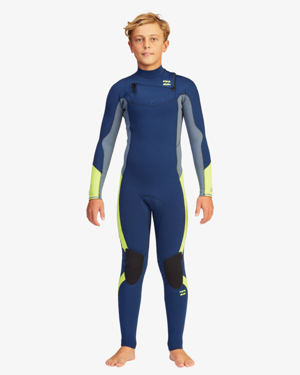 1 3/2mm Absolute  - Traje de Surf con Cremallera en el Pecho para Chicos 8 - 14 Azul Z43B13BIF1 Billabong