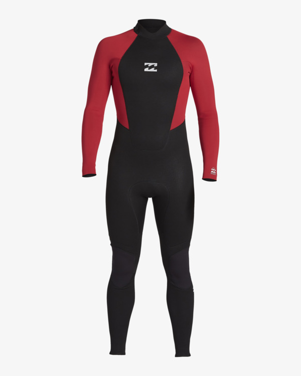 0 3/2mm Intruder - Back-Zip-Neoprenanzug für Jungen 8 - 14 Rot Z43B91BIP2 Billabong
