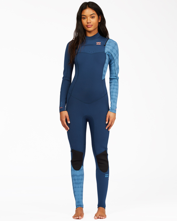 0 3/2mm Synergy  - Combinaison Chest Zip pour Femme Bleu Z43G14BIF1 Billabong