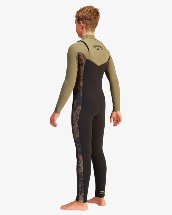 2 4/3mm Revolution Pro  - Neoprenanzug mit Reißverschluss auf der Brust für Jungen Braun Z44B11BIF1 Billabong