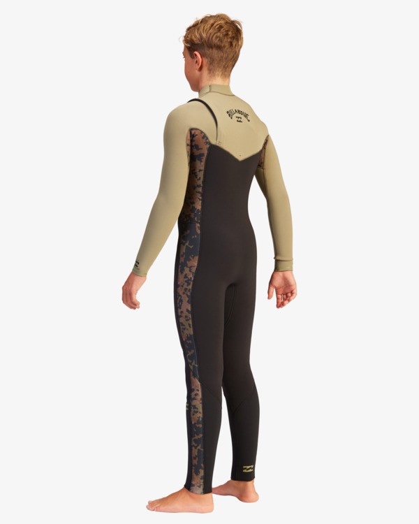 8 4/3mm Revolution Pro  - Neoprenanzug mit Reißverschluss auf der Brust für Jungen Braun Z44B11BIF1 Billabong