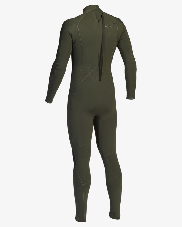 4 4/3mm Absolute 2021  - Neoprenanzug mit Reißverschluss am Rücken für Männer Braun Z44M17BIF1 Billabong