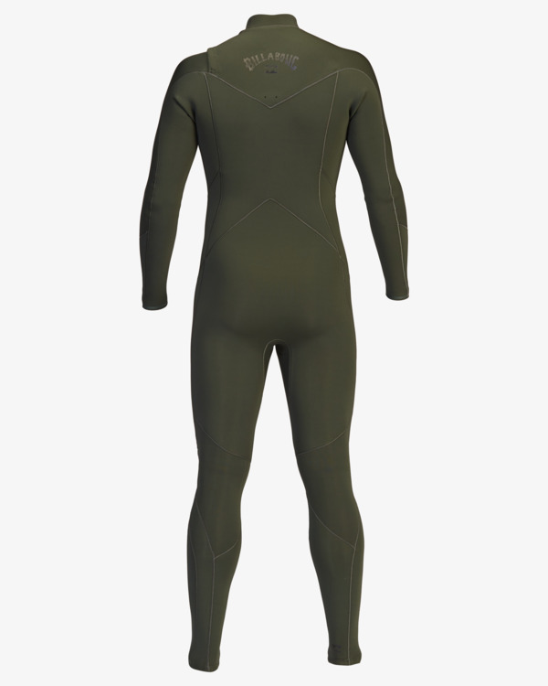 3 4/3mm Absolute 2021 - Neoprenanzug mit Reißverschluss auf der Brust für Männer Braun Z44M18BIF1 Billabong