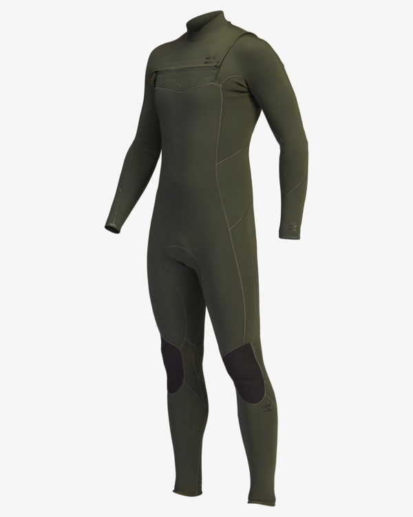 0 4/3mm Absolute 2021 - Neoprenanzug mit Reißverschluss auf der Brust für Männer Braun Z44M18BIF1 Billabong