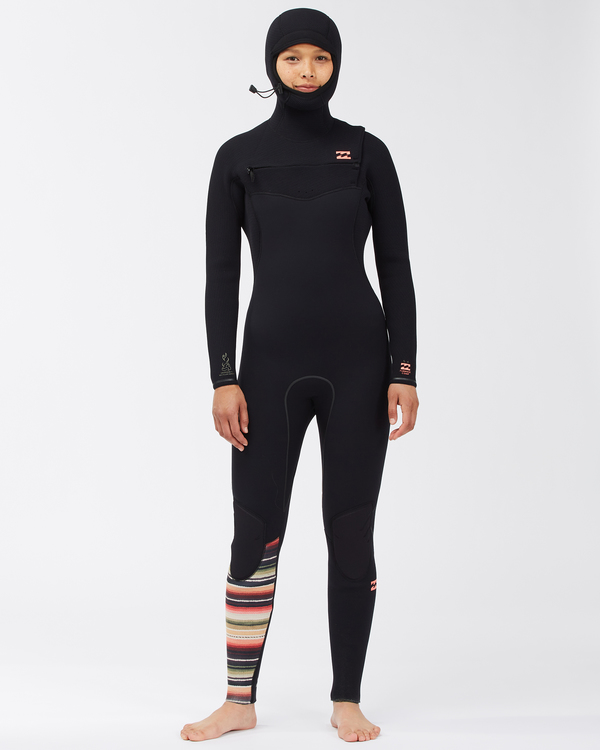 0 5/4mm Furnace Comp 2021 - Combinaison Chest Zip pour Femme Gris Z45G13BIF1 Billabong