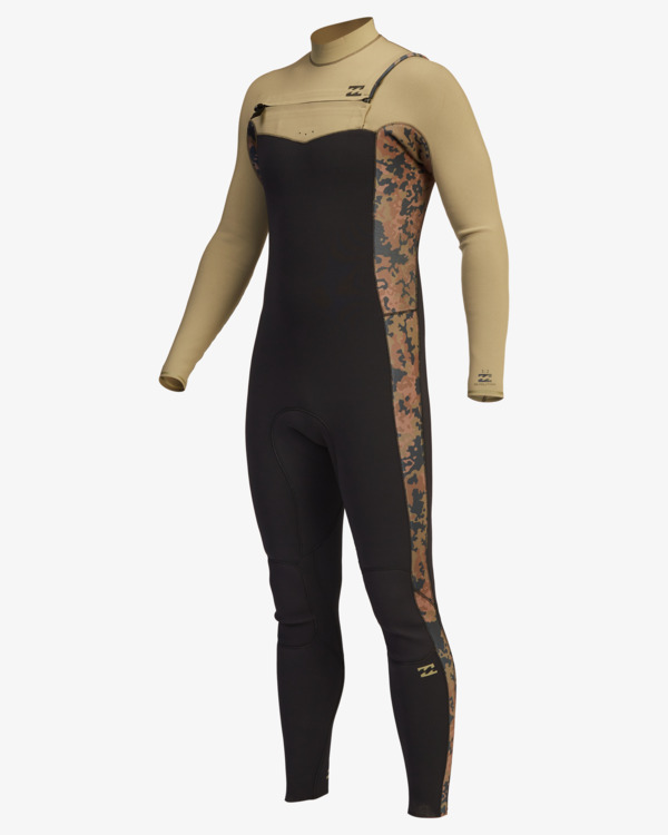 0 5/4mm Revolution 2021 -  Combinaison Chest Zip pour Homme Marron Z45M14BIF1 Billabong