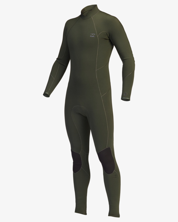 0 5/4mm Absolute 2021 - Neoprenanzug mit Reißverschluss am Rücken für Männer Braun Z45M17BIF1 Billabong