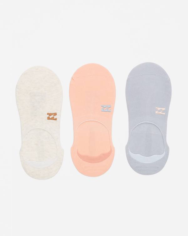 0 Core No Show - Invisible Socks for Women Blue Z9SO01BIF1 Billabong
