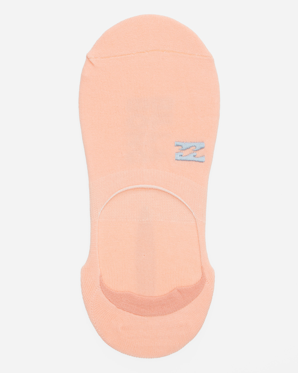 5 Core No Show - Invisible Socks for Women Blue Z9SO01BIF1 Billabong