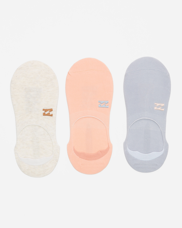 0 Core No Show - Invisible Socks for Women Blue Z9SO01BIF1 Billabong