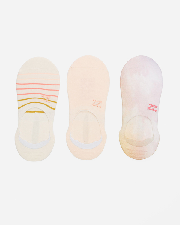 0 Safari Nights No Show - Invisible Socks for Women Pink Z9SO02BIF1 Billabong