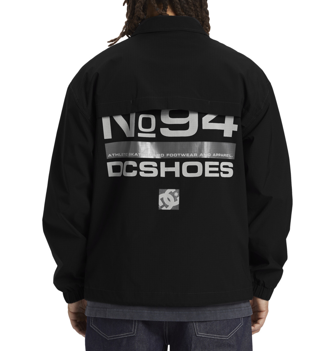 Static 94 - Windbreaker Jacket for Men - Men's Black Windbreaker