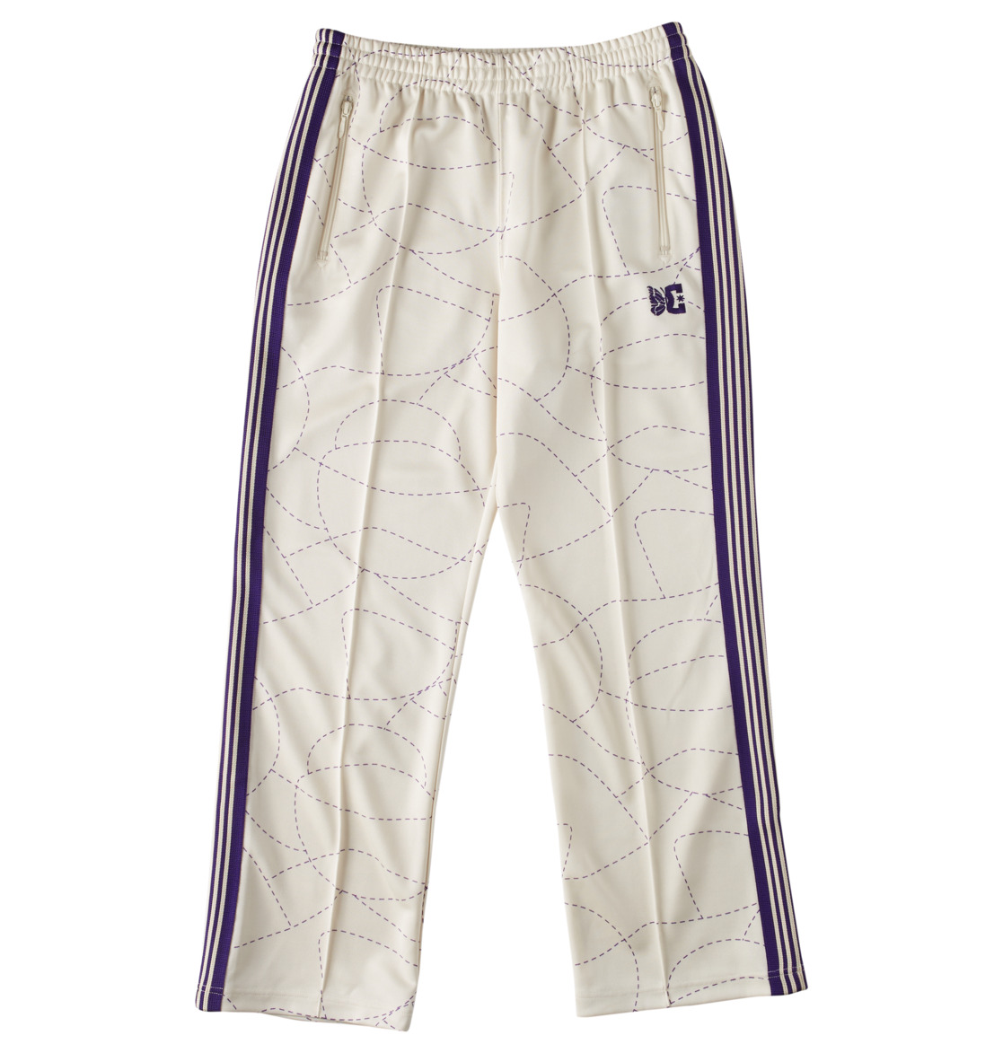 DC X NEEDLES TRACKPANT SMOOTH - White | DC Shoes