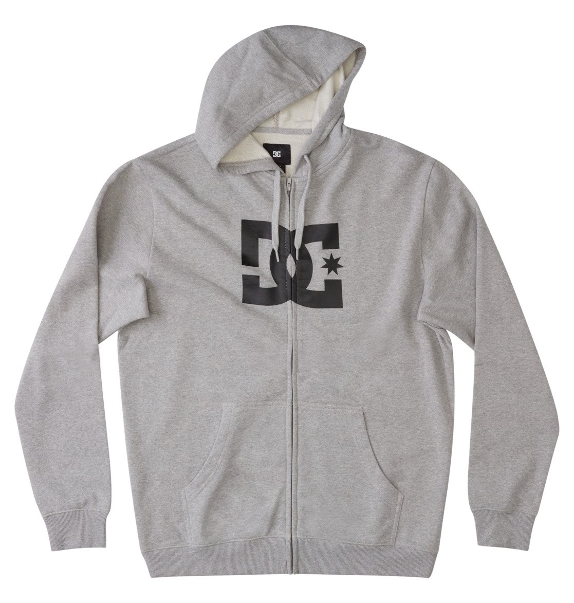 DC Star - Zip-Up Hoodie for Men - Men's Grey Zip-Up Hoodie | DC Shoes