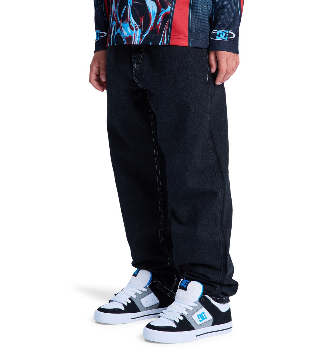 Baggy - Denim Jeans for Boys 8-16 - Boys 8-16's Black Denim Jeans