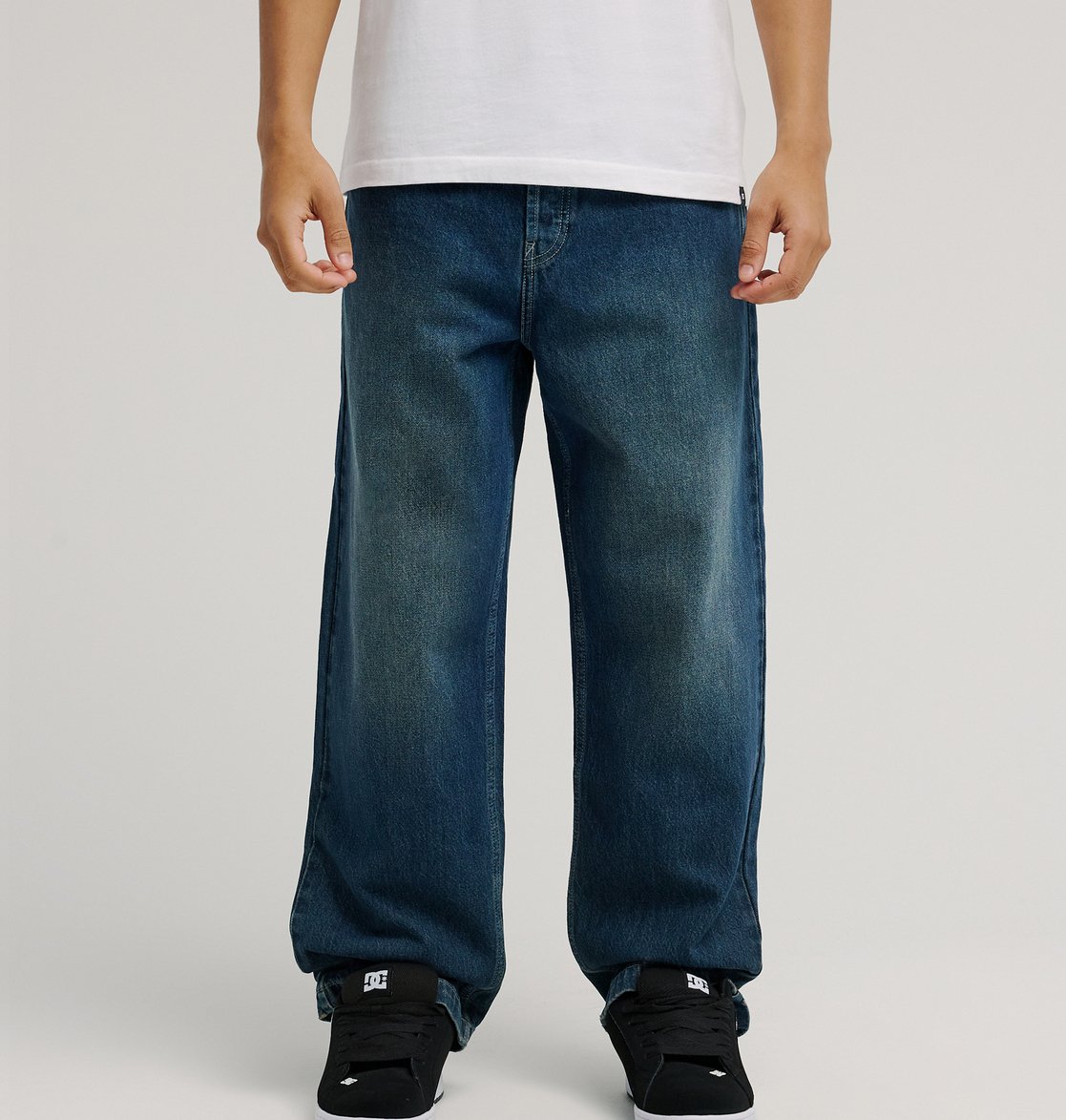 Worker Baggy Denim Double That - Denim Trousers for Men - Men's
