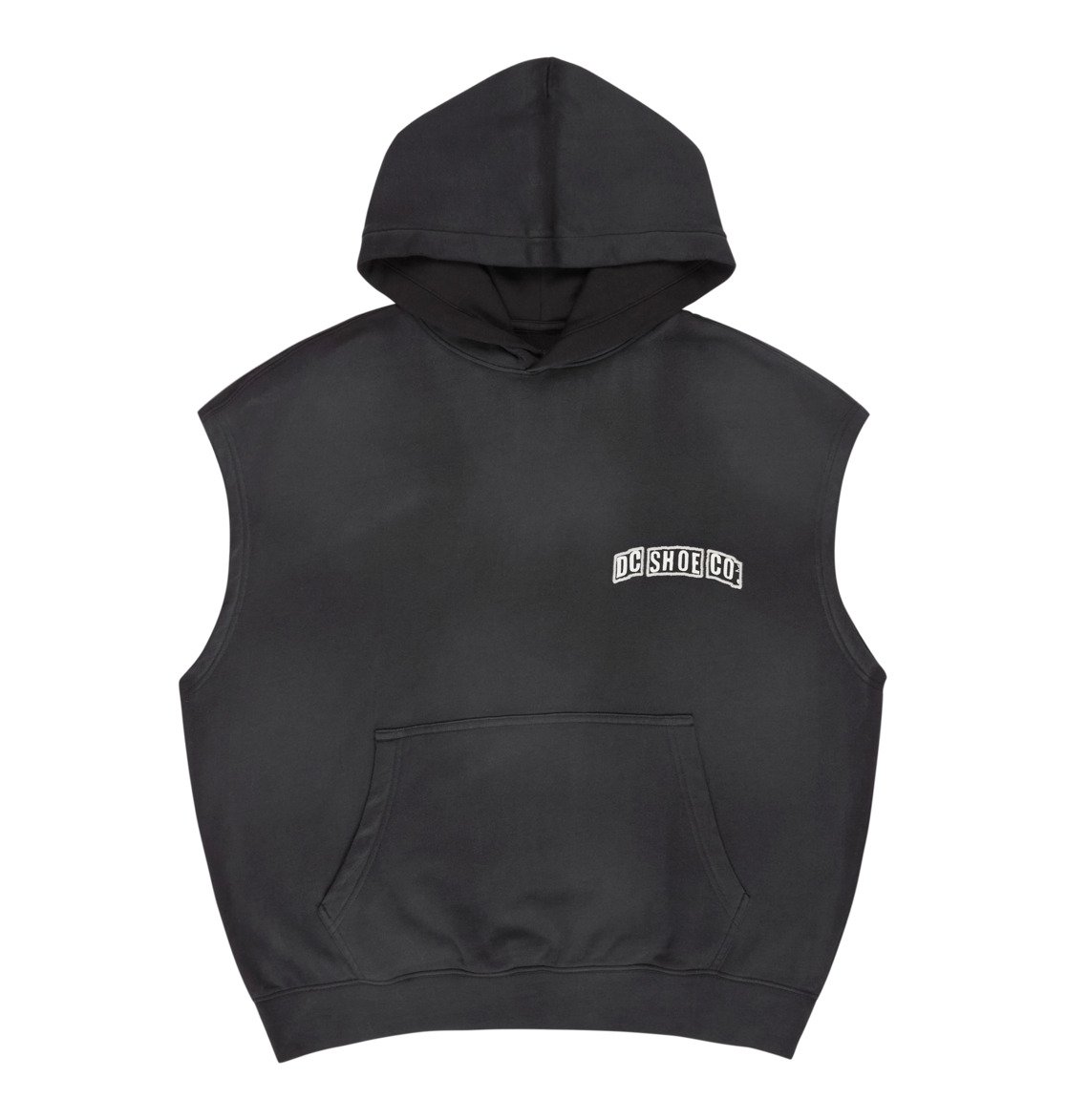Gunner - Sleeveless Hoodie for Men - Men's Black Sleeveless Hoodie