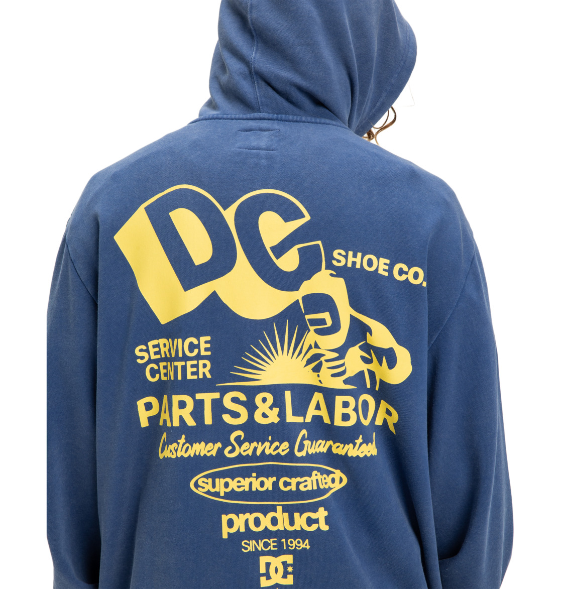 スノーボード DC Logo Zip-Up Hoodie DC Parts Dep - Zip Hoodie for Men - Men's Blue Zip Hoodie | DC Shoes