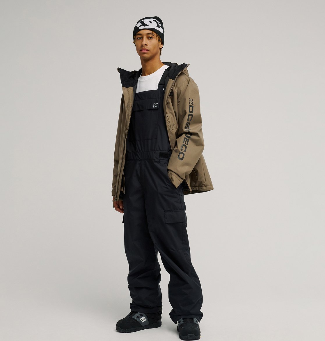 Docile 10K - Men's Black Technical Snow Bib | DC Shoes