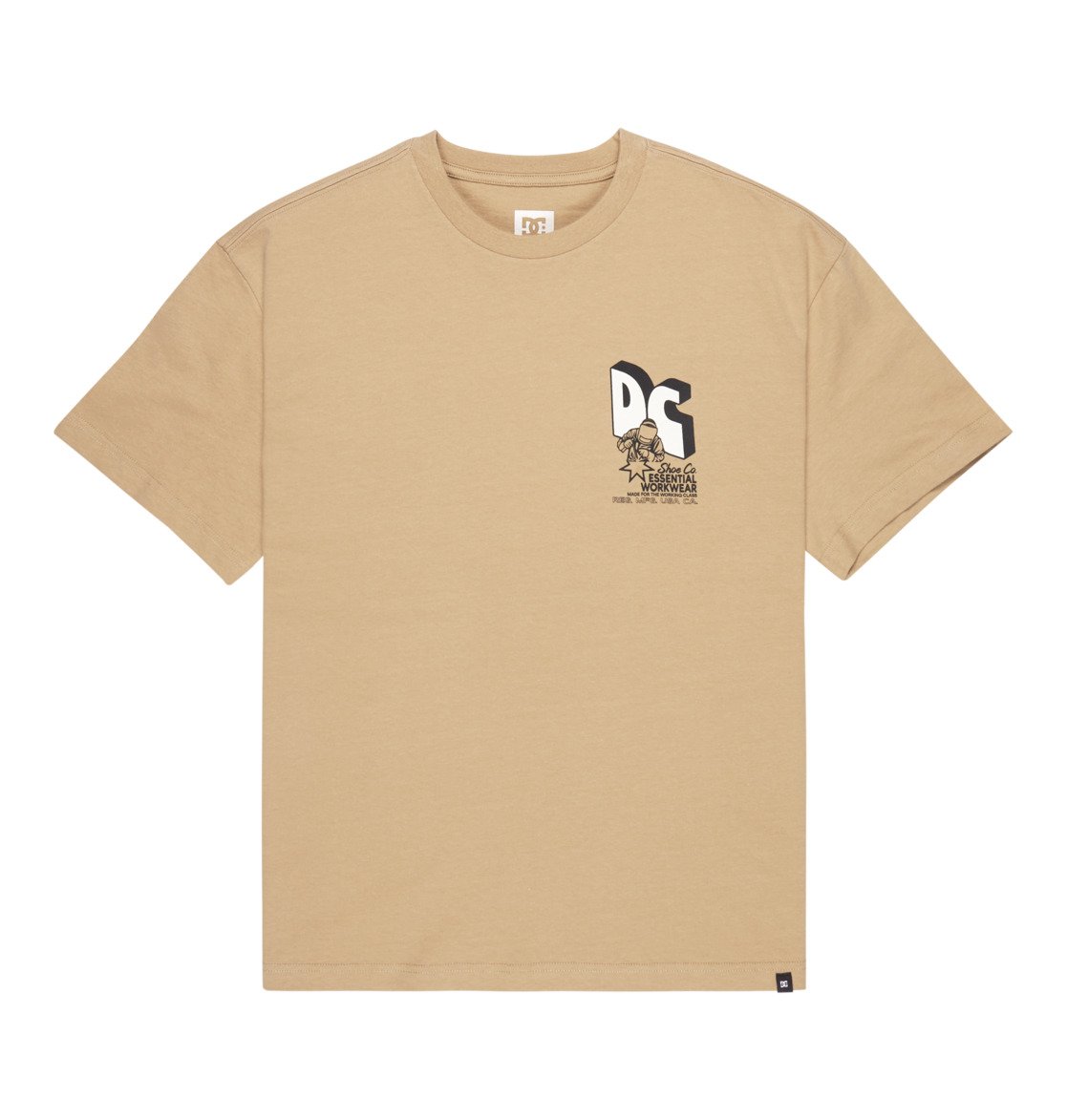Anodized - Short Sleeve T-Shirt for Men - Men's Beige Short Sleeve