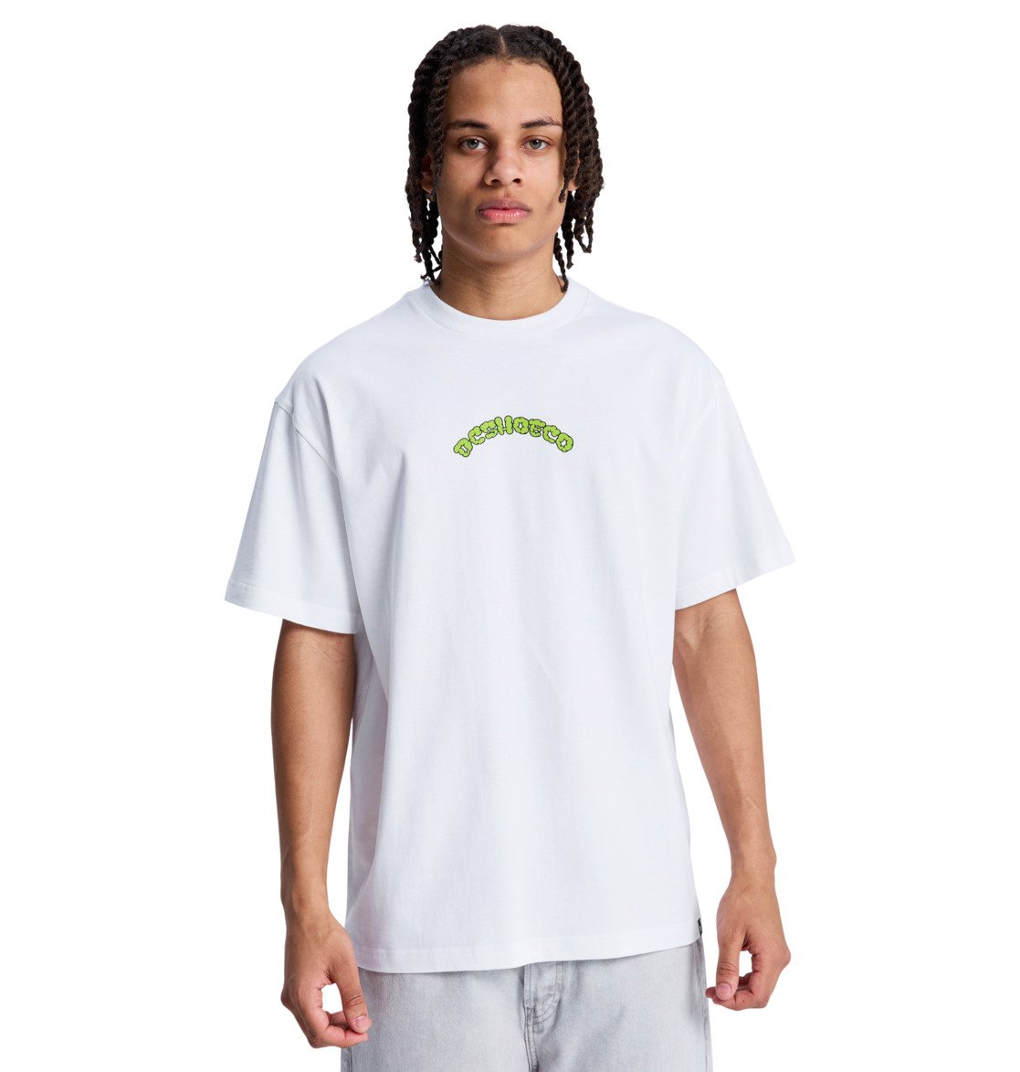 Couch Chilling - Short Sleeve T-Shirt for Men - Men's White Short