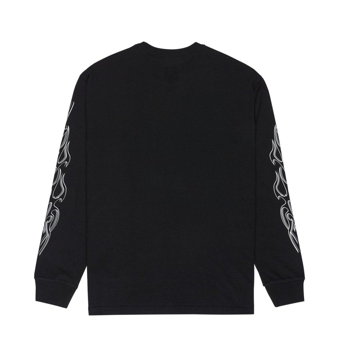 DC Side Flame - Men's Black Long Sleeve T-Shirt | DC Shoes