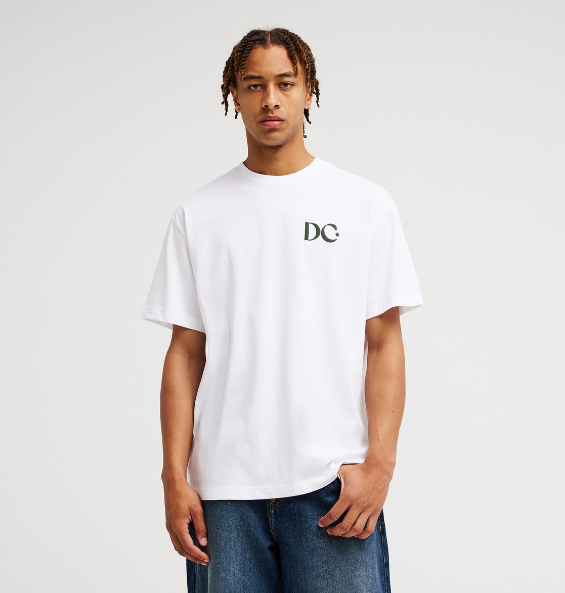 Rose From Skull - Men's White Short Sleeve T-Shirt | DC Shoes