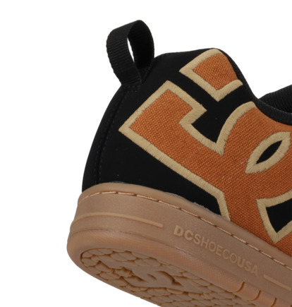 dcshoes, Court Graffik - Scarpe di pelle da Uomo, BLACK/BROWN/GUM (009) Court Graffik - Leather Shoes for Men  300529