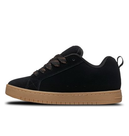 dcshoes, Court Graffik - Scarpe di pelle da Uomo, BLACK/BROWN/GUM (009) Court Graffik - Leather Shoes for Men  300529