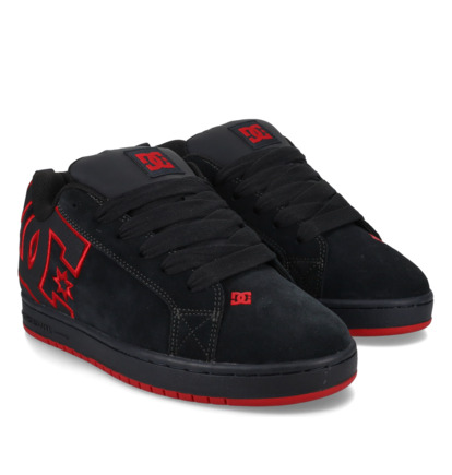 dcshoes, Court Graffik - Lederschuhe für Männer, DARKGREY/RED (022) Court Graffik - Leather Shoes for Men  300529