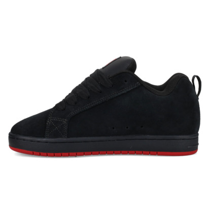 dcshoes, Court Graffik - Lederschuhe für Männer, DARKGREY/RED (022) Court Graffik - Leather Shoes for Men  300529