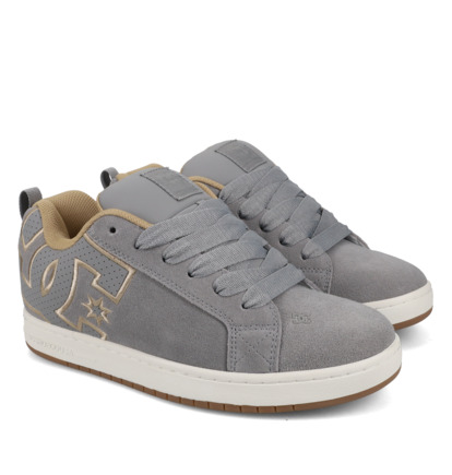 dcshoes, Court Graffik - Lederschuhe für Männer, GREY/TAN/OFFWHITE (025) Court Graffik - Leather Shoes for Men  300529