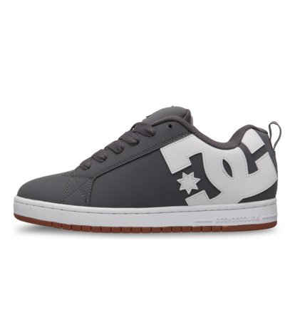 dcshoes, Court Graffik - Lederschuhe für Männer, GREY / WHITE (061) Court Graffik - Leather Shoes for Men  300529