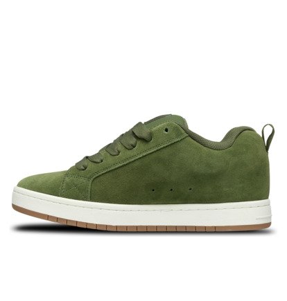 dcshoes, Court Graffik - Scarpe di pelle da Uomo, OLIVE/OFFWHITE (310) Court Graffik - Leather Shoes for Men  300529