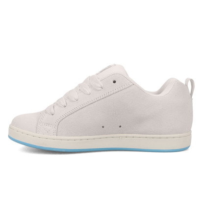 dcshoes, Court Graffik - Chaussures en cuir pour Femme, OFF WHITE (101) Court Graffik - Leather Shoes for Women  300678