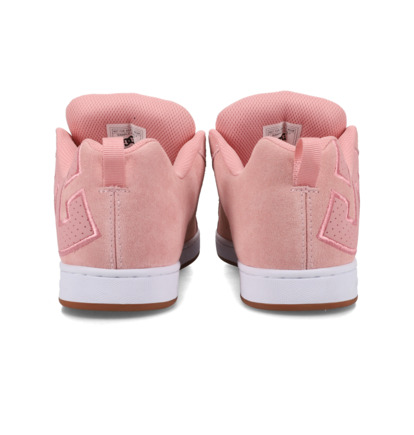 dcshoes, Court Graffik - Chaussures en cuir pour Femme, PINK/WHITE (656) Court Graffik - Leather Shoes for Women  300678