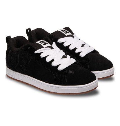 DC Shoes Court Graffik SE Lage Herenschoenen - Comfortabele Skateboard Schoenen Met Leer En Graphic Print