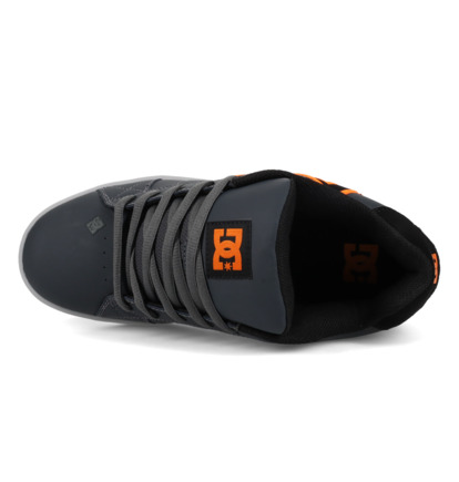 dcshoes, Net - Lederschuhe für Männer, GREY/BLACK/ORANGE (025) Net - Leather Shoes for Men  302361