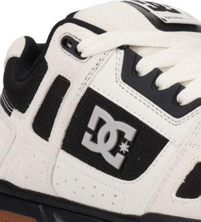 dcshoes, Stag - Chaussures en cuir pour Homme, OFFWHITE (114) Stag - Leather Shoes Unisex  320188