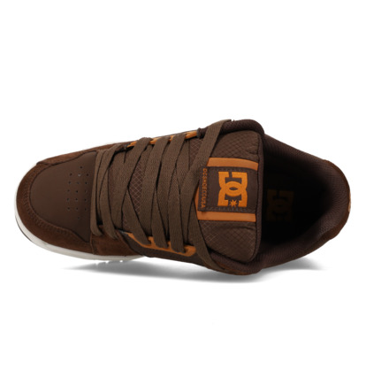 dcshoes, Stag - Chaussures en cuir pour Homme, BROWN/BROWN/BROWN (212) Stag - Leather Shoes Unisex  320188