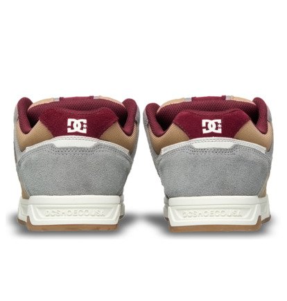dcshoes, Stag - Chaussures en cuir pour Homme, TAN/OFFWHITE (258) Stag - Leather Shoes Unisex  320188