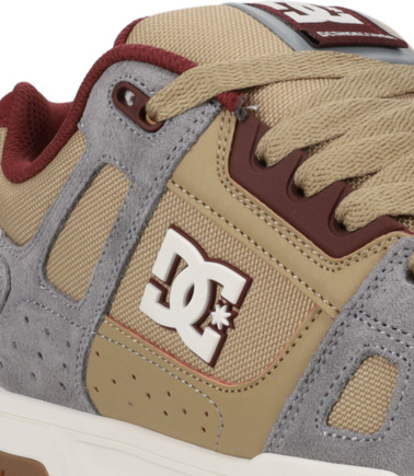 dcshoes, Stag - Chaussures en cuir pour Homme, TAN/OFFWHITE (258) Stag - Leather Shoes Unisex  320188