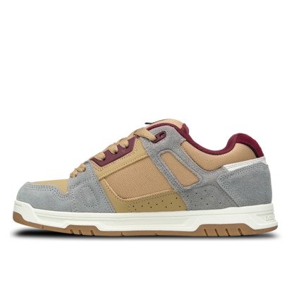 dcshoes, Stag - Chaussures en cuir pour Homme, TAN/OFFWHITE (258) Stag - Leather Shoes Unisex  320188