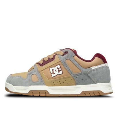 dcshoes, Stag - Chaussures en cuir pour Homme, TAN/OFFWHITE (258) Stag - Leather Shoes Unisex  320188