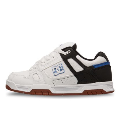 dcshoes, Stag - Leather Shoes Unisex, WHITE/BLACK/BLUE (xwkb) Stag - Leather Shoes Unisex  320188