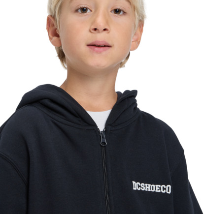 dcshoes, Baseline - Felpa con cappuccio e zip da Ragazzo 8-16, BLACK (kvj0) Baseline - Full Zip Hoodie for Boys 8-16  ADBFT03065